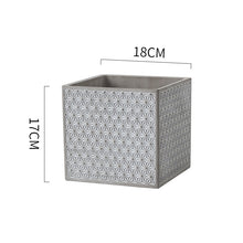 Grey White Cement Planter