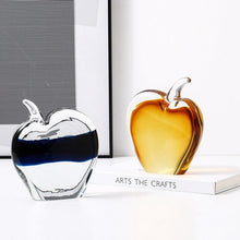 Handmade Glass Apple Paperweight