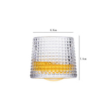 Rotating Crystal Thick Whiskey Glass | glassware - Decorfur