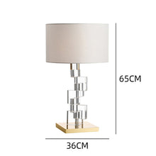 Crystal modern side table lamp