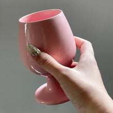 Beige Black and Pink Goblet(SET OF 2)