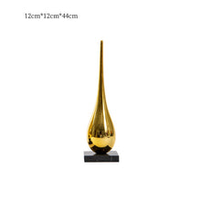 Water Drop Metal Decor