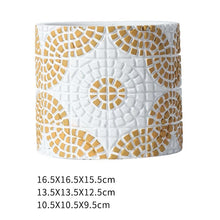 Mosaic desk planter | - Decorfur