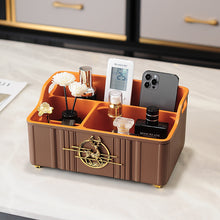 Miscellaneous things on modern coffee table, mobile phone, ipad, empty, TV remote control, storage box, desktop cosmetics, sorting and storage. | - Decorfur
