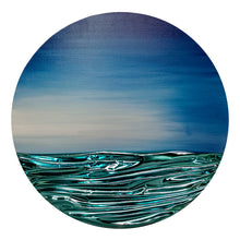 Sunset Metal Foil Painting