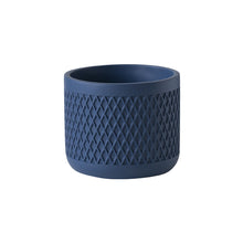 Diamond Pattern Cement Flower Pot