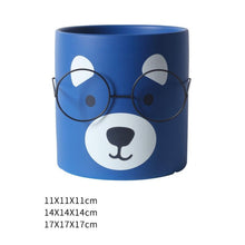 Cute abstract bear planter