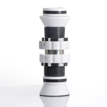 Black and White Candle Holder