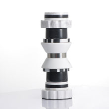 Black and White Candle Holder