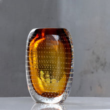 Honeycomb Transparent Thick Bottom Glass Vase | - Decorfur