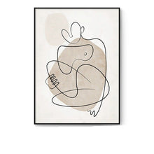 Single Line Character Painting