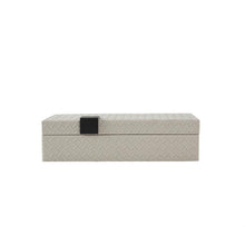 Woven Leather Metal Jewelry Box | JEWELLERY BOXES - Decorfur