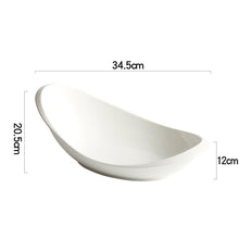 Pure White Wavy Dish