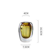 Double Tinted Glass Vases