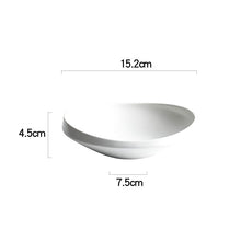 White European ceramic plate