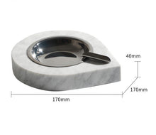 Minimilist marble ashtray | - Decorfur