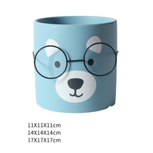 Cute abstract bear planter