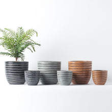 Horizontal Ripple Vases | planters - Decorfur
