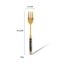 Golden Marble Streak Tableware