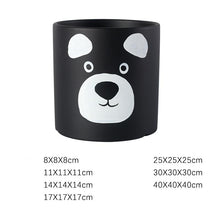 Cute abstract bear planter