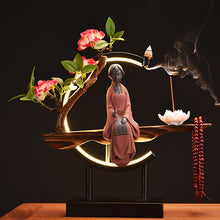 Lighting Backflow Peach Blossom Zen Decoration