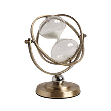 Golden Metal Rotating Hourglass