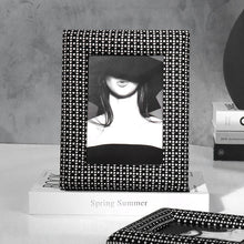 Black and White Patterned Photo frame