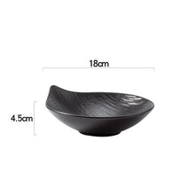 Droplet Black and White Tableware