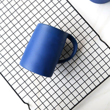 Solid Blue Ceramic Mug (Set of 2)