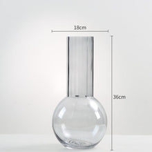 Transparent Candy Shaped Glass Vase