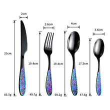Flower Embossed Retro Cutlery