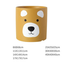 Cute abstract bear planter