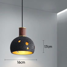Concrete Hole Pendant Light