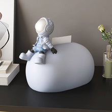 Astronaut on Moon Tissue Box