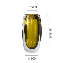 Double Tinted Glass Vases