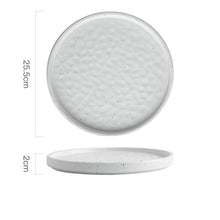 Japanese Hammered Minimal Plate