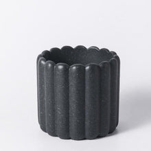 Fluted Cement Vase | PLANTER - Decorfur
