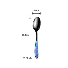 Flower Embossed Retro Cutlery