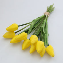 Yellow Tulip Artificial Flower (Bunch)