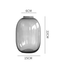 Glass vase flower