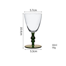 Emerald Double Pearl Goblet (SET OF 2)