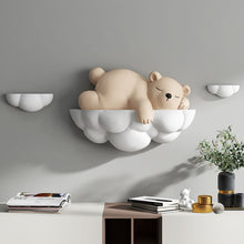 Cloud Bear Three Dimensional Wall Hanging