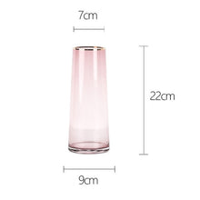 Penh Golden Rim Glass Vase