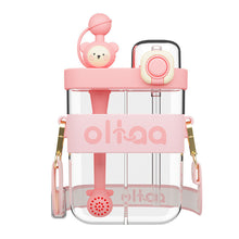 Double Sipper Cartoon Water Bottle