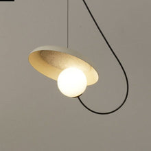 Iron Plate Moon Pendant Light
