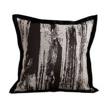 Grey Orange Circle Patch Pillow Cover ( Set of 2 )