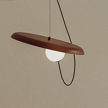 Iron Plate Moon Pendant Light