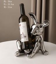 Rabbit wine holder | barware - Decorfur