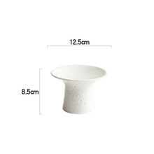 White High Feet Tableware