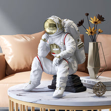 Golden head astronaut decor / figurine | - Decorfur